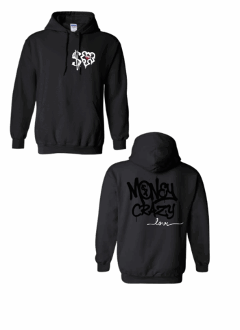 “Money, Crazy, Love” Cotton Hoodie